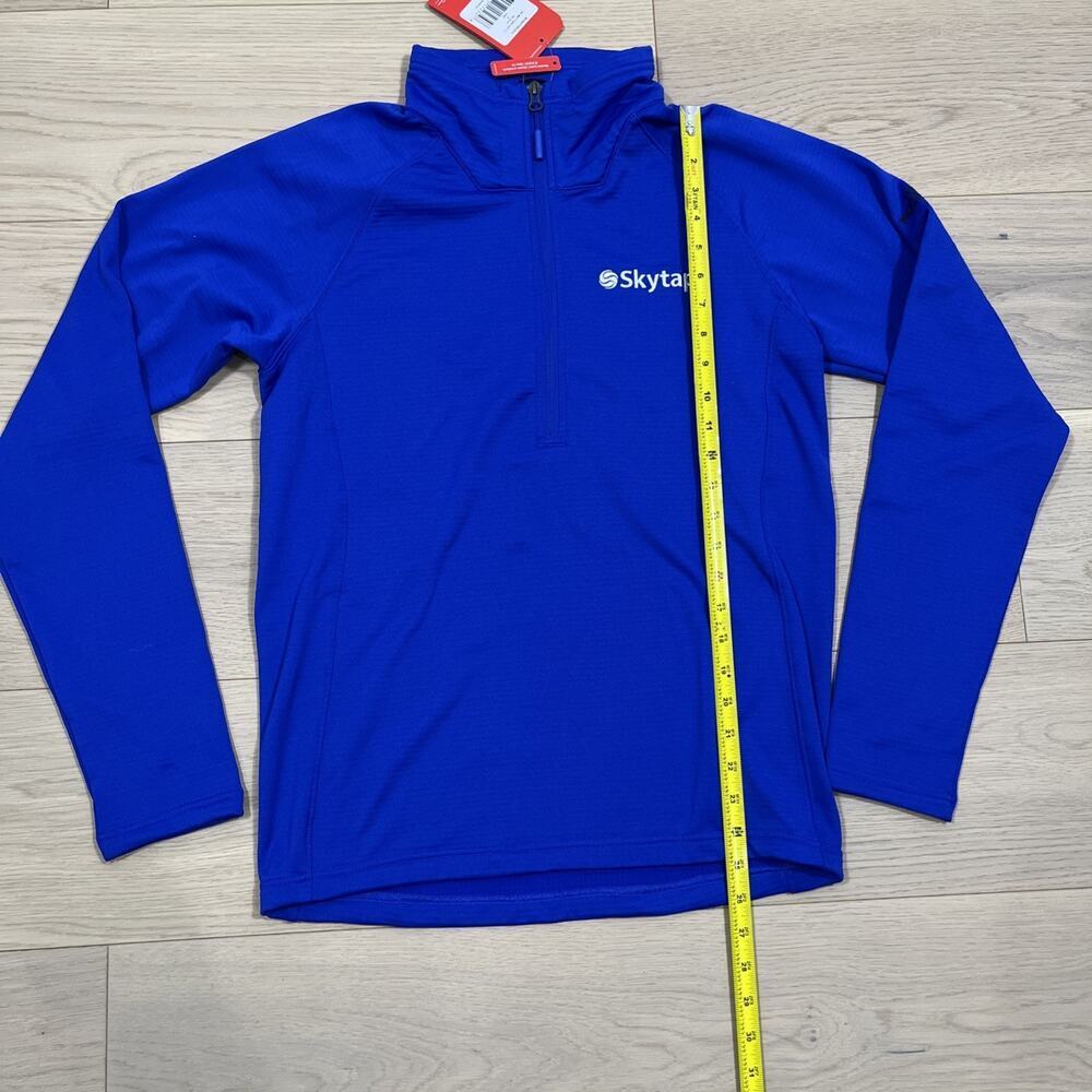 The North Face Summit 1/2 Zip Crevasse Baselayer DotKnit Pullover Mens TNF Blue - Picture 6 of 12